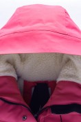 Купить Парка зимняя подростковая для девочки с капюшоном розового цвета 9538R, фото 11