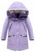 Купить Парка зимняя подростковая для девочки с капюшоном сиреневого цвета 9538Sn, фото 8