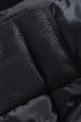 Купить Парка зимняя подростковая для мальчика с капюшоном черного цвета 9539Ch, фото 19