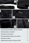 Купить Ветровка спортивная женская с капюшоном softshell черного цвета 9566Ch, фото 2