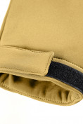 Купить Ветровка спортивная женская с капюшоном softshell горчичного цвета 9566G, фото 24