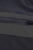 Купить Ветровка мужская софтшелл виндстоппер с капюшоном спортивная черного цвета 9611_1Ch, фото 15