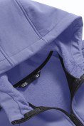 Купить Ветровка мужская софтшелл виндстоппер с капюшоном спортивная синего цвета 9611_1S, фото 20