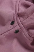 Купить Ветровка женская софтшелл виндстоппер с капюшоном спортивная малинового цвета 9612_1M, фото 14