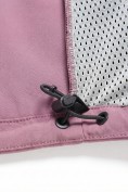 Купить Ветровка женская софтшелл виндстоппер с капюшоном спортивная малинового цвета 9612_1M, фото 18