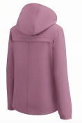 Купить Ветровка женская софтшелл виндстоппер с капюшоном спортивная малинового цвета 9612_1M, фото 8