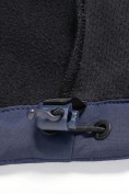 Купить Ветровка мужская софтшелл виндстоппер с капюшоном спортивная темно-синего цвета 9613_1TS, фото 12