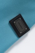 Купить Парка женская софтшелл виндстоппер удлинённая с капюшоном бирюзового цвета 9614_1Br, фото 16
