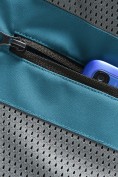 Купить Парка женская софтшелл виндстоппер удлинённая с капюшоном бирюзового цвета 9614_1Br, фото 19