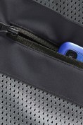 Купить Парка женская софтшелл виндстоппер удлинённая с капюшоном черного цвета 9614_1Ch, фото 15