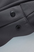 Купить Парка женская софтшелл виндстоппер удлинённая с капюшоном черного цвета 9614_1Ch, фото 16
