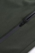 Купить Ветровка мужская софтшелл виндстоппер с капюшоном спортивная цвета хаки 9615_1Kh, фото 17