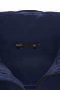 Купить Ветровка мужская софтшелл виндстоппер с капюшоном спортивная темно-синего цвета 9615_1TS, фото 22