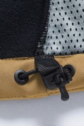 Купить Ветровка женская софтшелл виндстоппер с капюшоном спортивная горчичного цвета 9616_1G, фото 19