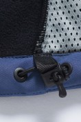 Купить Ветровка женская софтшелл виндстоппер с капюшоном спортивная синего цвета 9616_1S, фото 20