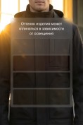 Купить Ветровка мужская софтшелл виндстоппер с капюшоном спортивная черного цвета 9617_1Ch, фото 4