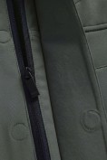 Купить Ветровка мужская софтшелл виндстоппер с капюшоном спортивная цвета хаки 9617_1Kh, фото 16