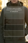 Купить Ветровка мужская софтшелл виндстоппер с капюшоном спортивная цвета хаки 9617_1Kh, фото 4