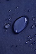 Купить Ветровка мужская софтшелл виндстоппер с капюшоном спортивная темно-синего цвета 9617_1TS, фото 18