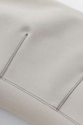 Купить Парка женская софтшелл виндстоппер удлинённая с капюшоном белого цвета 9618_1Bl, фото 17