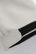 Купить Парка женская софтшелл виндстоппер удлинённая с капюшоном белого цвета 9618_1Bl, фото 21