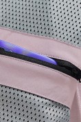 Купить Парка женская софтшелл виндстоппер удлинённая с капюшоном розового цвета 9618_1R, фото 22