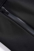 Купить Мужская куртка виндстоппер больших размеров спортивный черного цвета 9619_1Ch, фото 13
