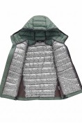 Купить Гибридная куртка для мальчика с графеновой подкладкой зеленого цвета 9621_3Z, фото 5