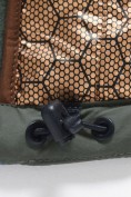 Купить Куртка женская гибридная стёганая с капюшоном с графеновой подкладкой цвета хаки 9622_1Kh, фото 15