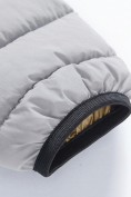 Купить Куртка женская гибридная стёганая с капюшоном с графеновой подкладкой серого цвета 9622_1Sr, фото 18