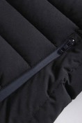 Купить Куртка мужская стёганая с капюшоном с графеновой подкладкой черного цвета 9623_1Ch, фото 11