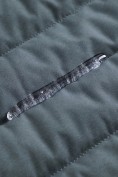 Купить Куртка мужская стёганая с капюшоном с графеновой подкладкой цвета хаки 9623_1Kh, фото 16