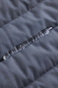 Купить Куртка мужская стёганая с капюшоном с графеновой подкладкой темно-серого цвета 9623_1TC, фото 15