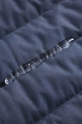 Купить Куртка мужская стёганая с капюшоном с графеновой подкладкой темно-синего цвета 9623_1TS, фото 15