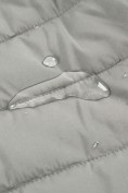 Купить Куртка мужская стёганая с капюшоном с графеновой подкладкой бежевого цвета 9625_1B, фото 12