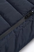 Купить Куртка мужская стёганая с капюшоном с графеновой подкладкой темно-синего цвета 9625_1TS, фото 17