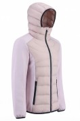 Купить Куртка женская гибридная стёганая с капюшоном с графеновой подкладкой розового цвета 9626_1R, фото 7