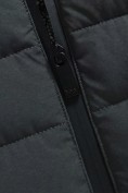 Купить Куртка мужская гибридная стёганая с капюшоном с графеновой подкладкой черного цвета 9627_1Ch, фото 18