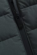 Купить Куртка мужская гибридная стёганая с капюшоном с графеновой подкладкой цвета хаки 9627_1Kh, фото 16