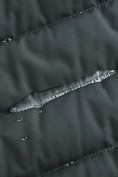 Купить Куртка мужская гибридная стёганая с капюшоном с графеновой подкладкой цвета хаки 9627_1Kh, фото 14