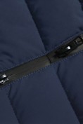 Купить Куртка мужская гибридная стёганая с капюшоном с графеновой подкладкой синего цвета 9627_1S, фото 16