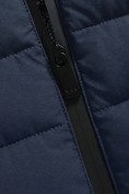 Купить Куртка мужская гибридная стёганая с капюшоном с графеновой подкладкой синего цвета 9627_1S, фото 18