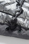 Купить Куртка мужская гибридная стёганая с капюшоном с графеновой подкладкой серого цвета 9627_1Sr, фото 13