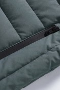 Купить Куртка мужская удлинённая стёганая с капюшоном и графеновой подкладкой цвета хаки 9629_1Kh, фото 17