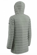 Купить Куртка мужская удлинённая стёганая с капюшоном и графеновой подкладкой зеленого цвета 9629_1Z, фото 9