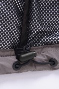Купить Удлинённая стёганая куртка для мальчика с теплоотражающей подкладкой бежевого цвета 9629_3B, фото 7