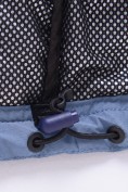 Купить Удлинённая стёганая куртка для мальчика с теплоотражающей подкладкой синего цвета 9629_3S, фото 7