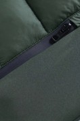 Купить Куртка женская гибридная стёганая с капюшоном с графеновой подкладкой цвета хаки 9630_1Kh, фото 13
