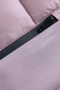 Купить Куртка женская гибридная стёганая с капюшоном с графеновой подкладкой розового цвета 9630_1R, фото 13