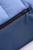 Купить Гибридная куртка для девочки с графеновой подкладкой синего цвета 9630_2S, фото 3